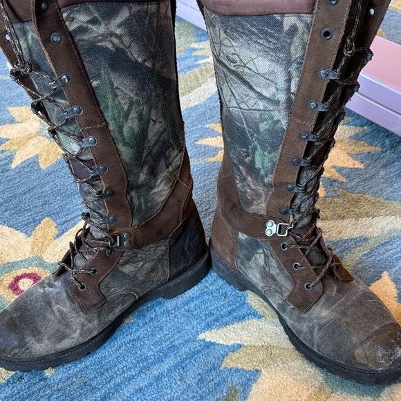 Rocky Men's Camo and Brown Lace-Up Snake Boots - Picture 3 of 6